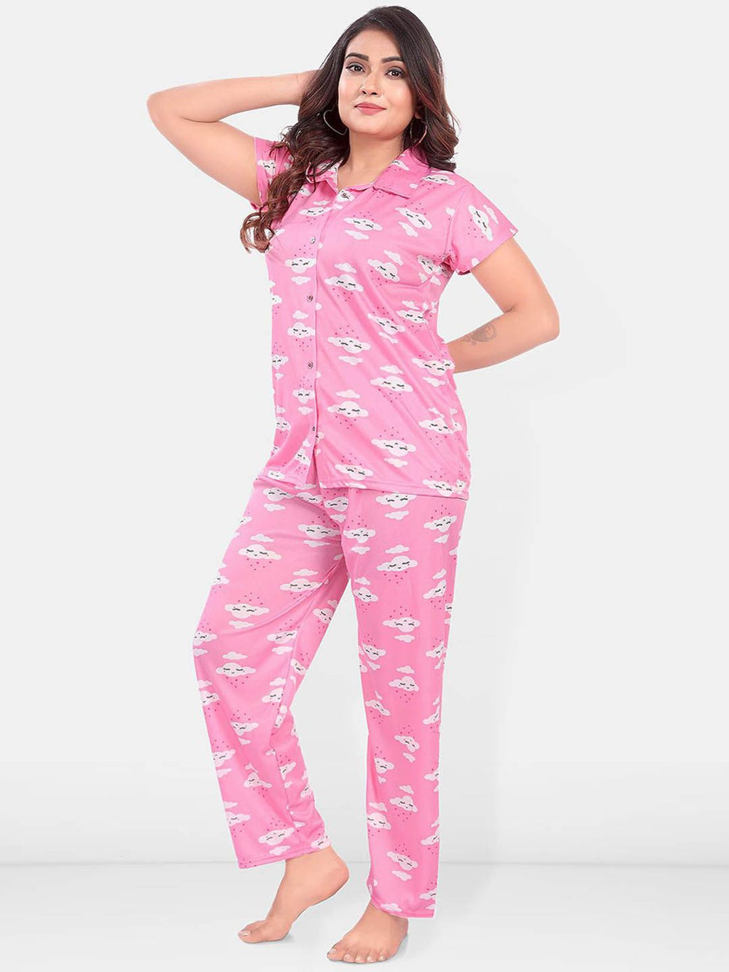 Women Printed Night suit