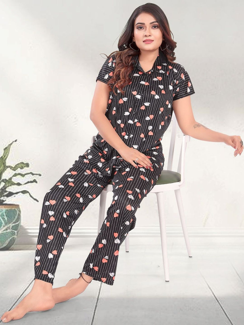 Women Printed Night suit