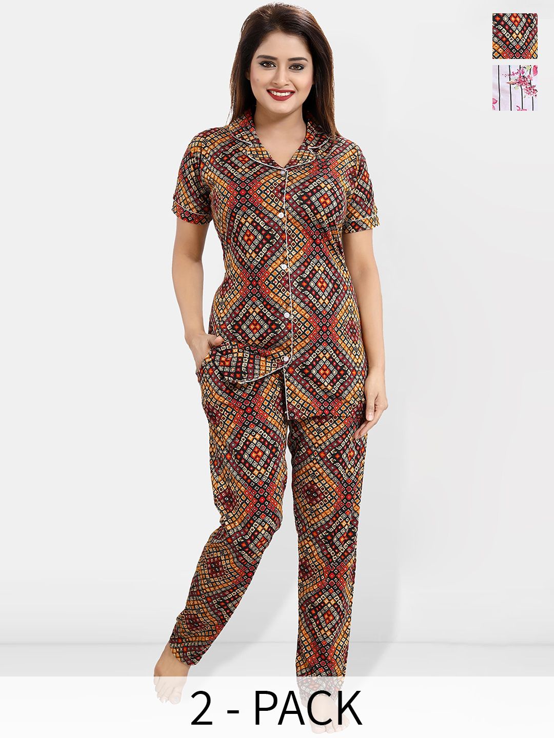 Be You Printed Shirt & Pyjama