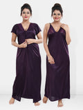 Be You Maxi Satin Wrap Nightdress With Robe