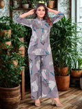 Be You Geometric Printed Top & Trousers Co-Ords