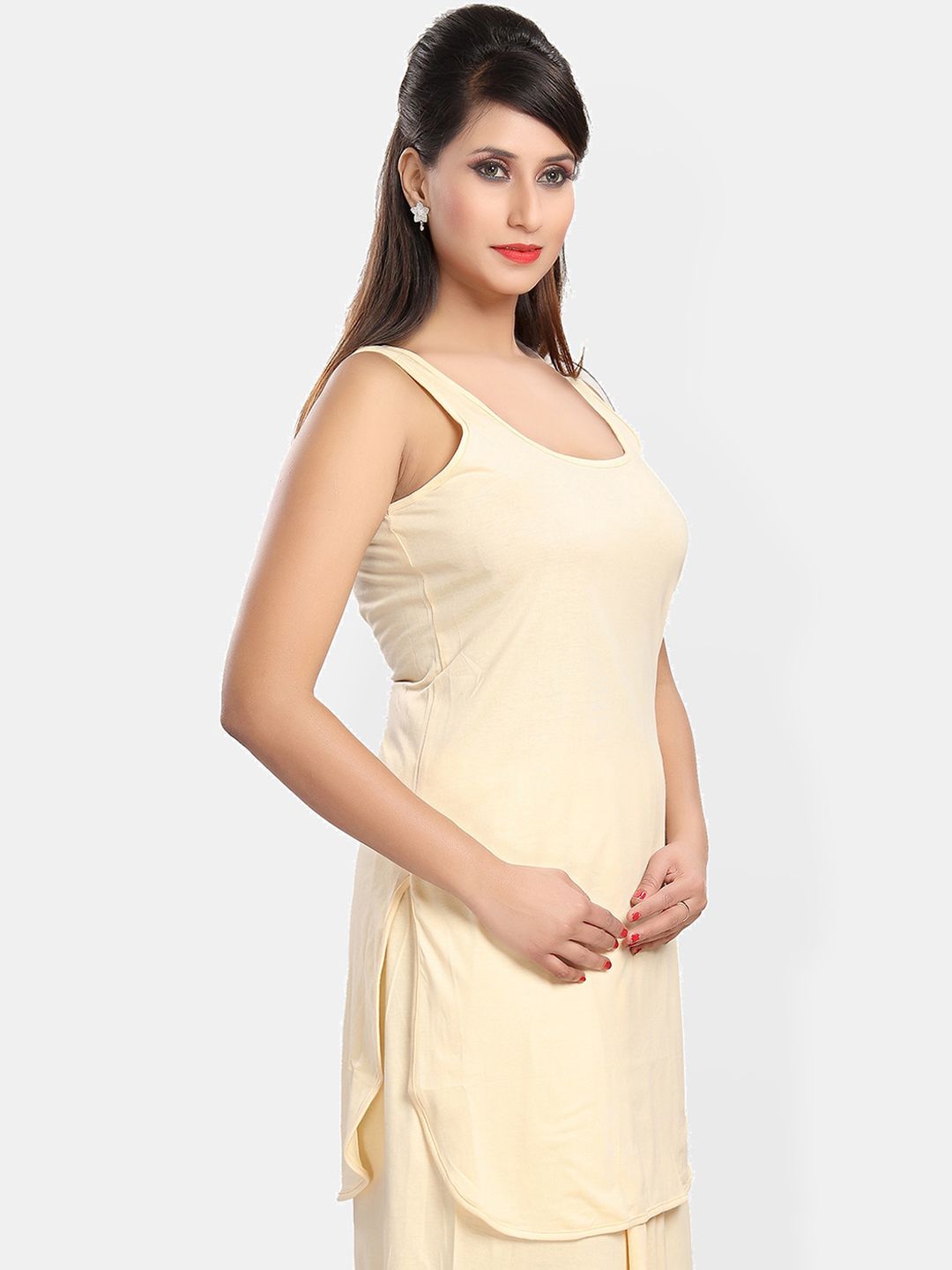 Cotton Full Nighty Slip