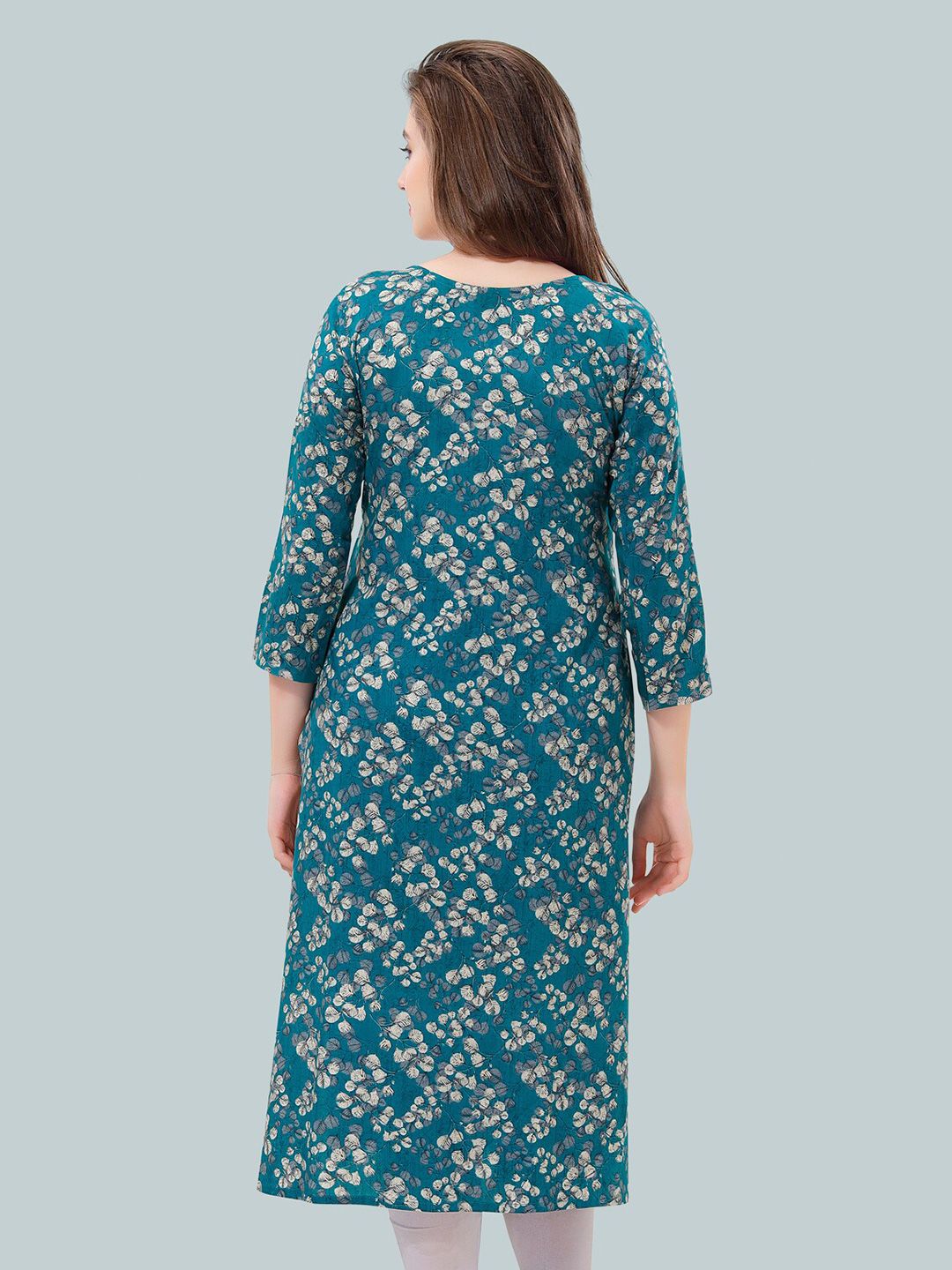 Women Floral Printed Maternity Kurta