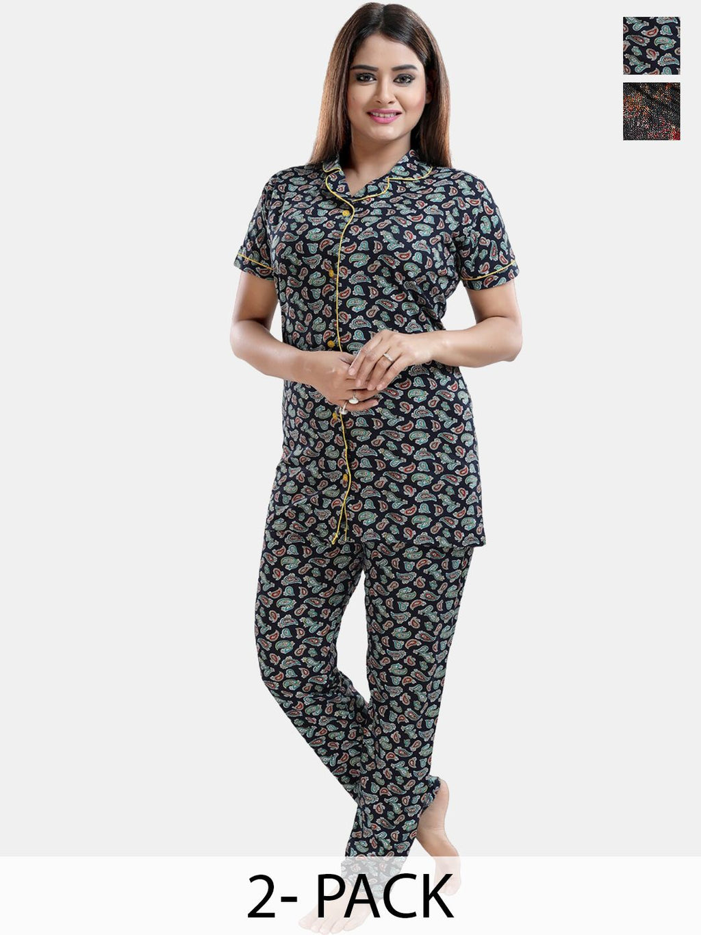 Be You Printed Shirt & Pyjama