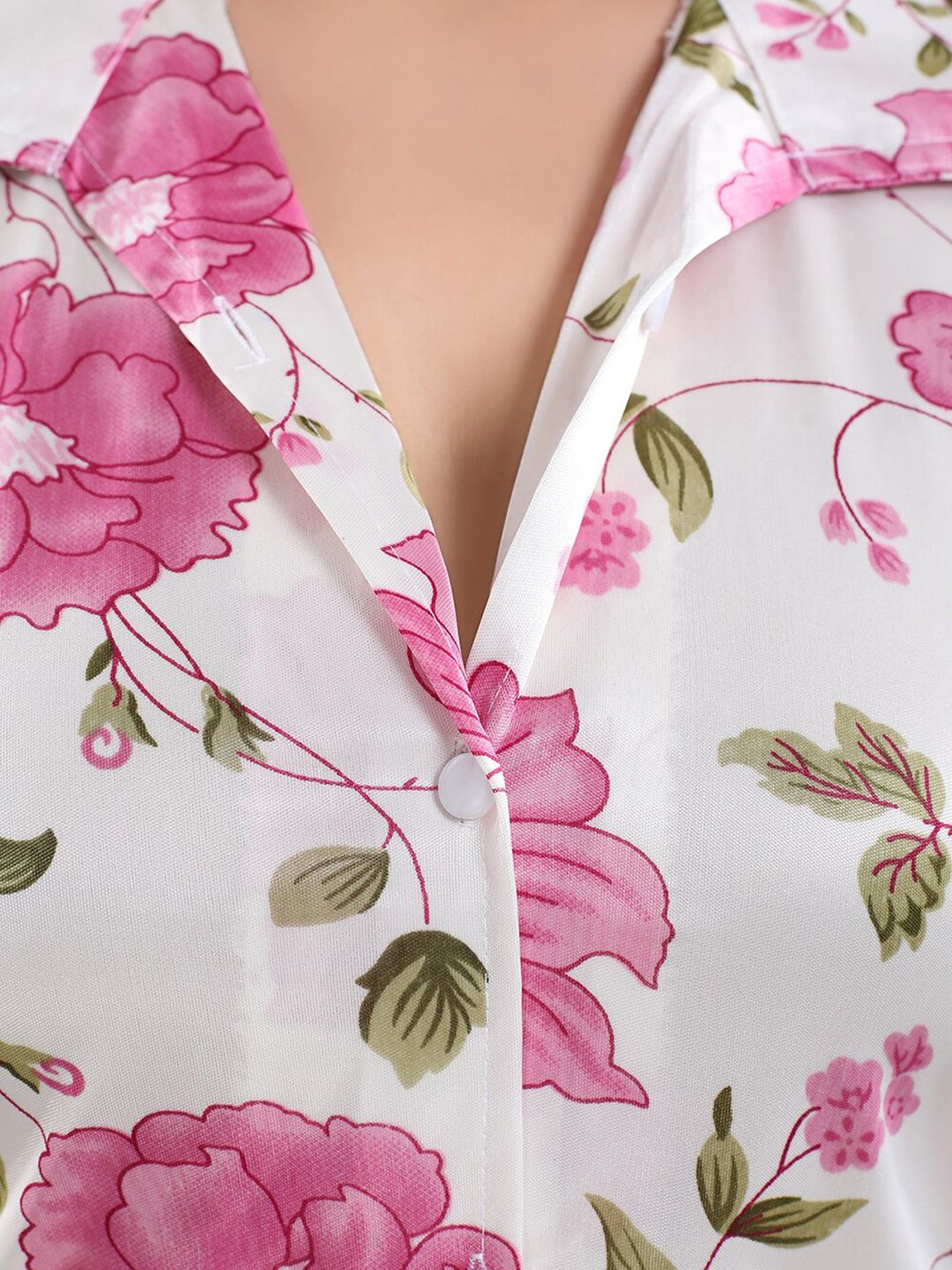 Women Floral Printed Night suit