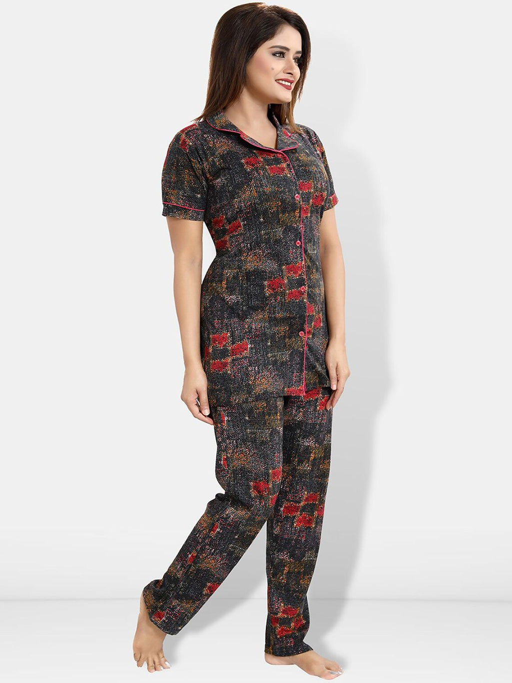Printed Shirt & Pyjama
