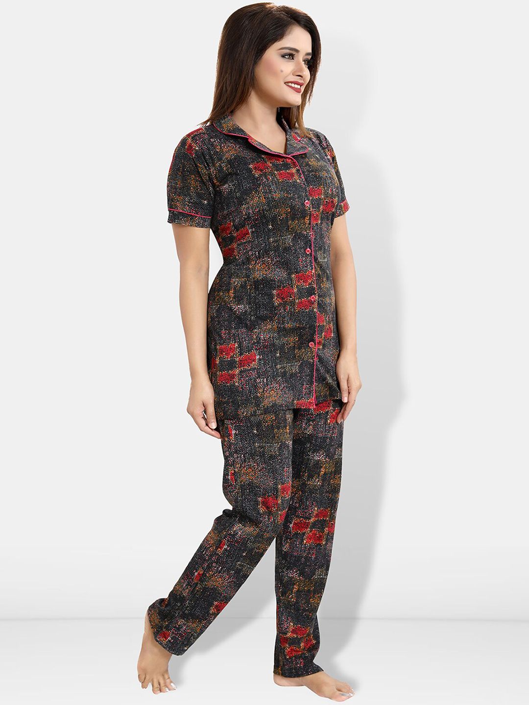 Printed Shirt & Pyjama