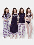 Be You Pack Of 6 Printed Nightsuits Set