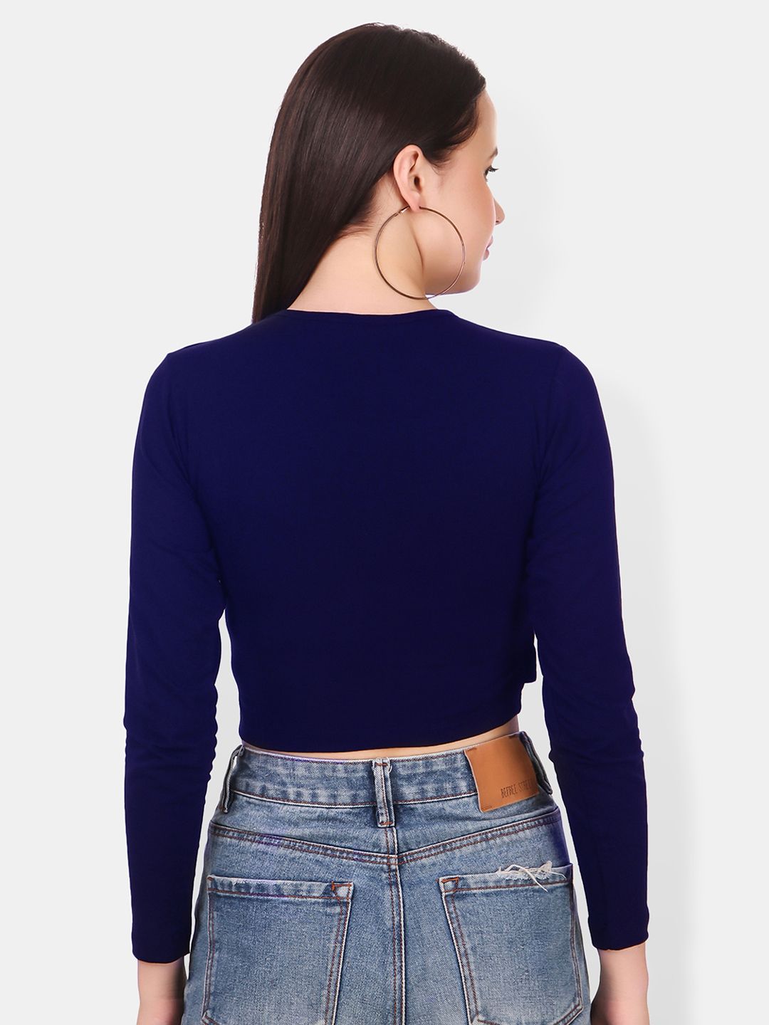 Twisted Cotton Crop Top