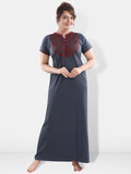 Be You Floral Embroidered Maxi Nightdress