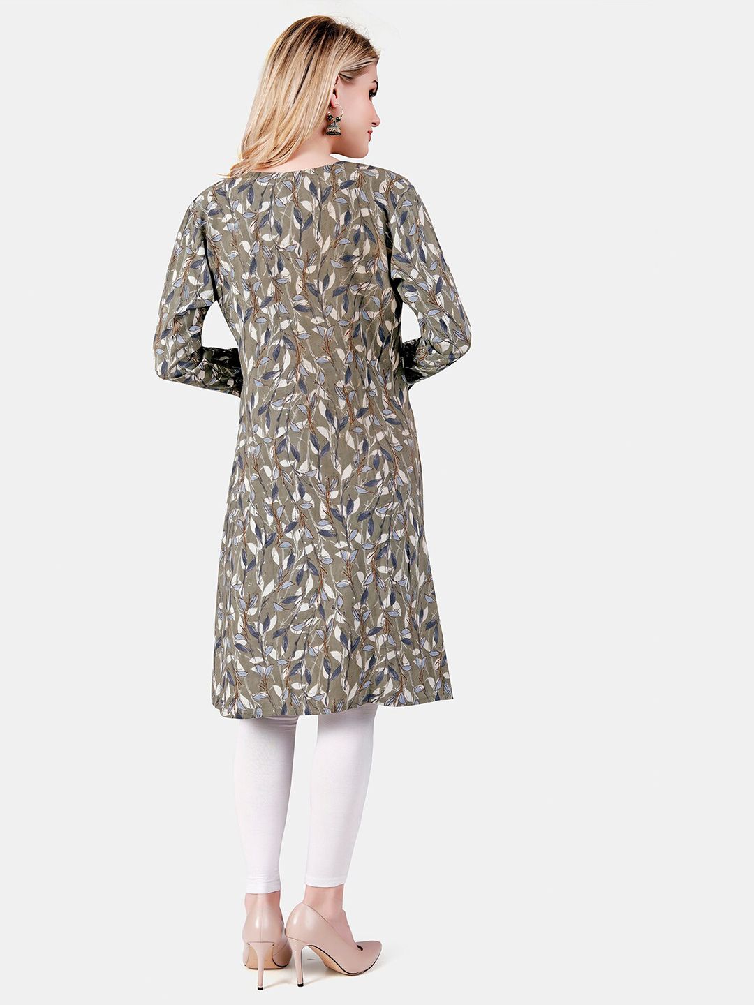Floral Printed Maternity Straight Kurta