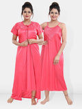 Be You Maxi Satin Wrap Nightdress With Robe