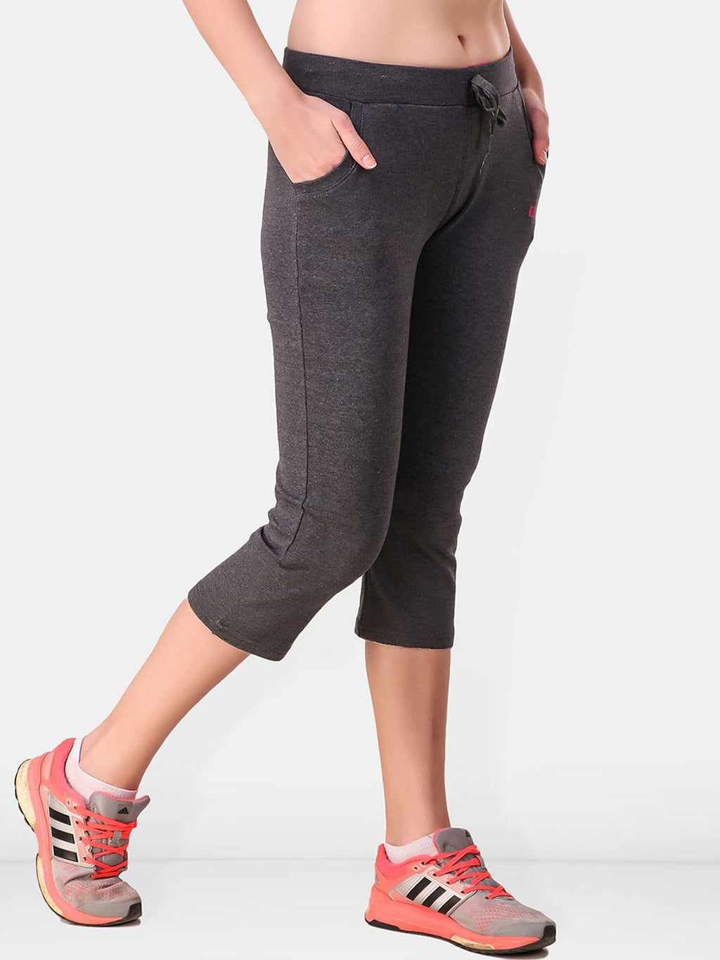 Mid Rise Solid Women Tights