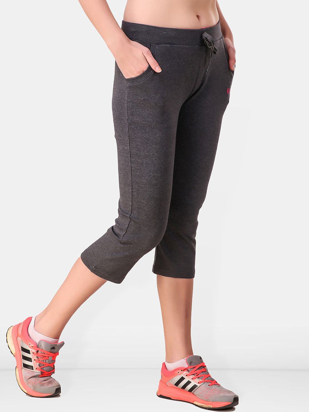 Mid Rise Solid Women Tights
