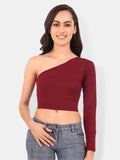 Be You One Shoulder Cotton Crop Top