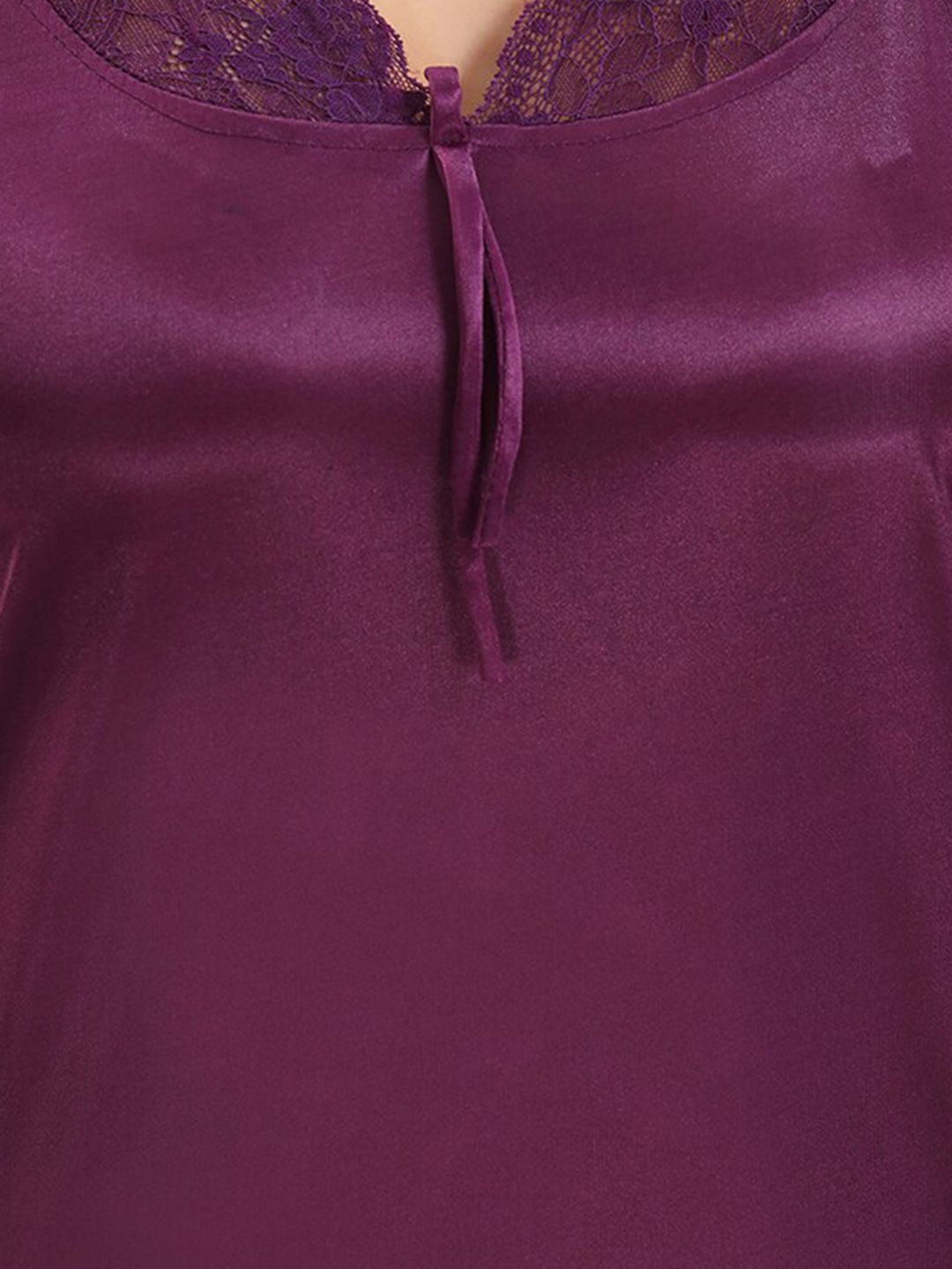 6 Pieces Satin Maxi Nightdress Set With Robe And Lingerie Set