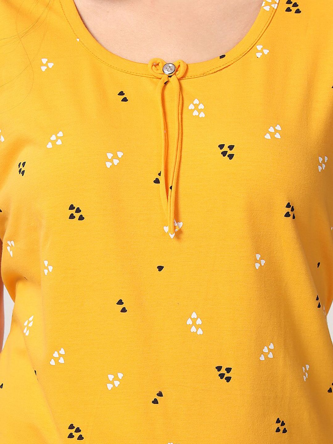 Geometric Printed Maxi Nightdress