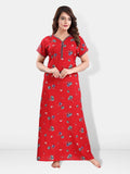 Be You Floral Printed Maxi Feeding & Maternity Nightdress