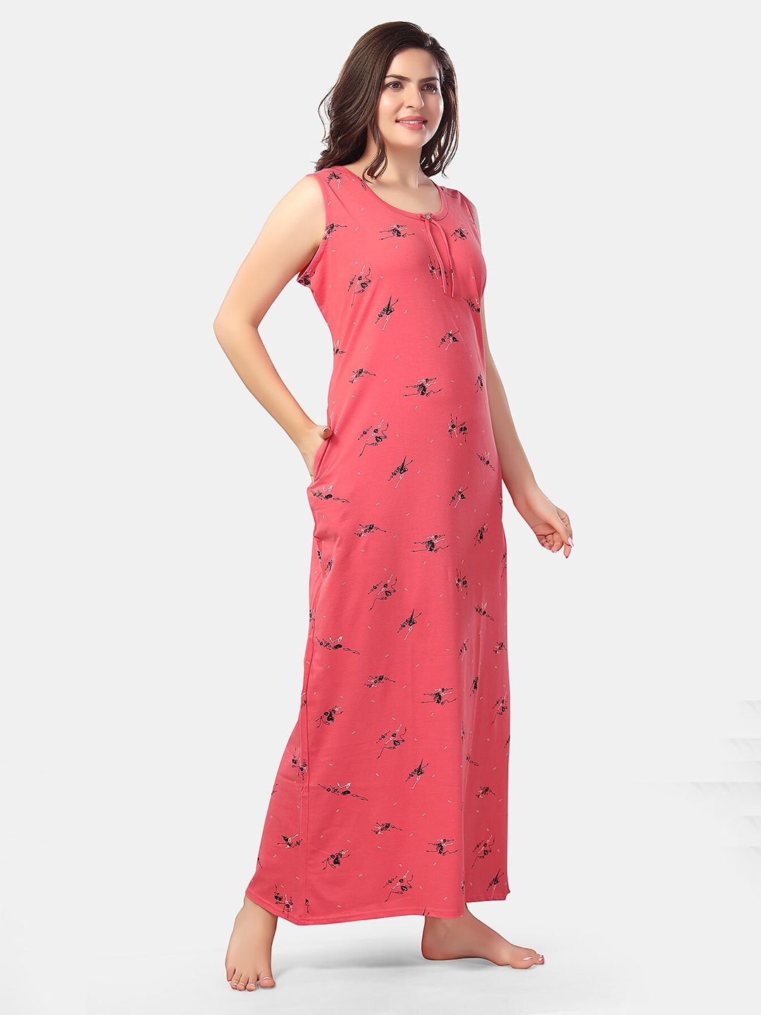 Printed Maxi Nightdress