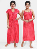 Be You Shoulder Straos Lace Detail Maxi Nightdress With Robe