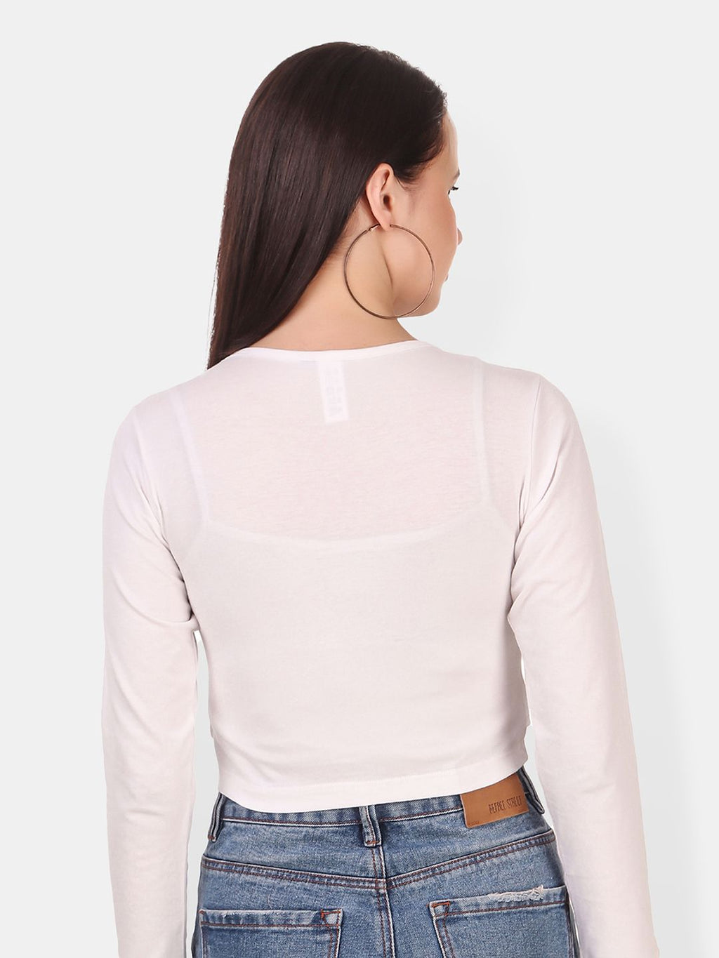 Twisted Cotton Crop Top