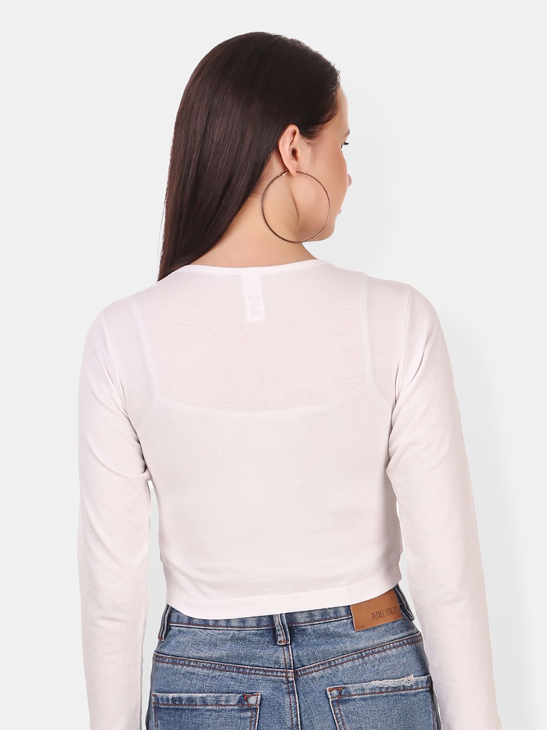 Twisted Cotton Crop Top
