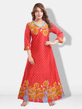 Be You Floral Printed Satin Maxi Nightdress