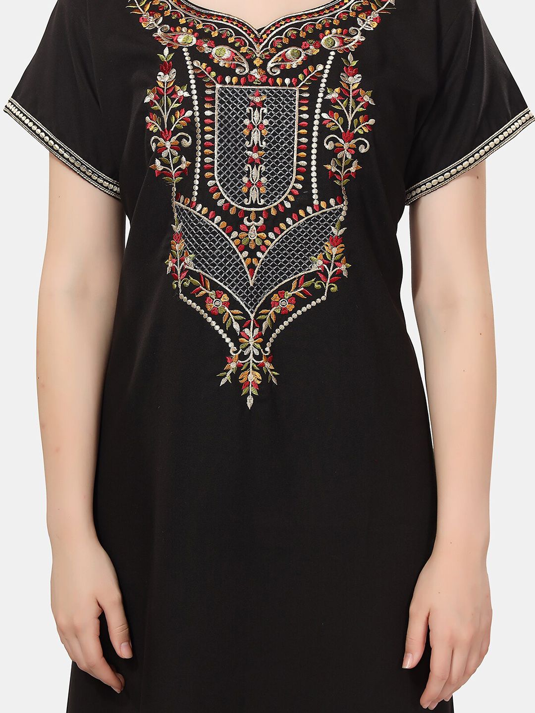 Embroidered Maxi Nightdress