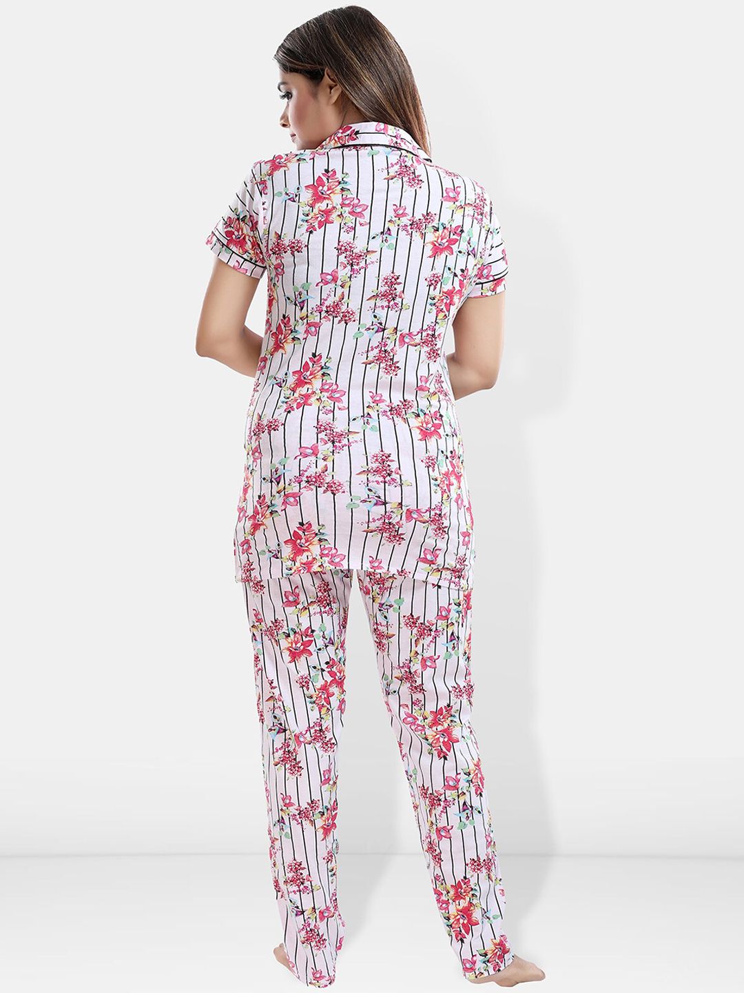 Pack of 2 Printed Cotton Night suit