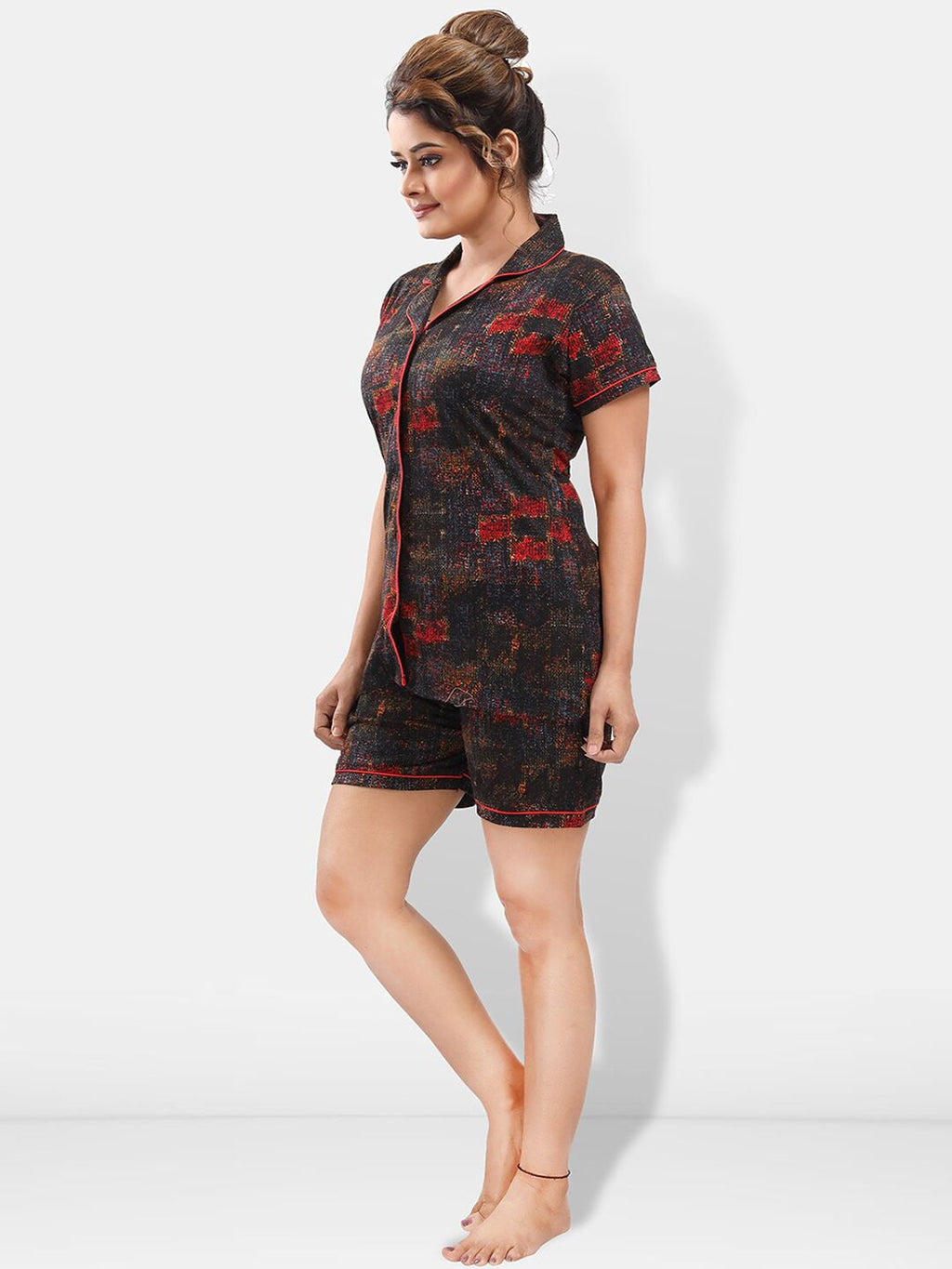 Pack Of 2 Printed Night suits