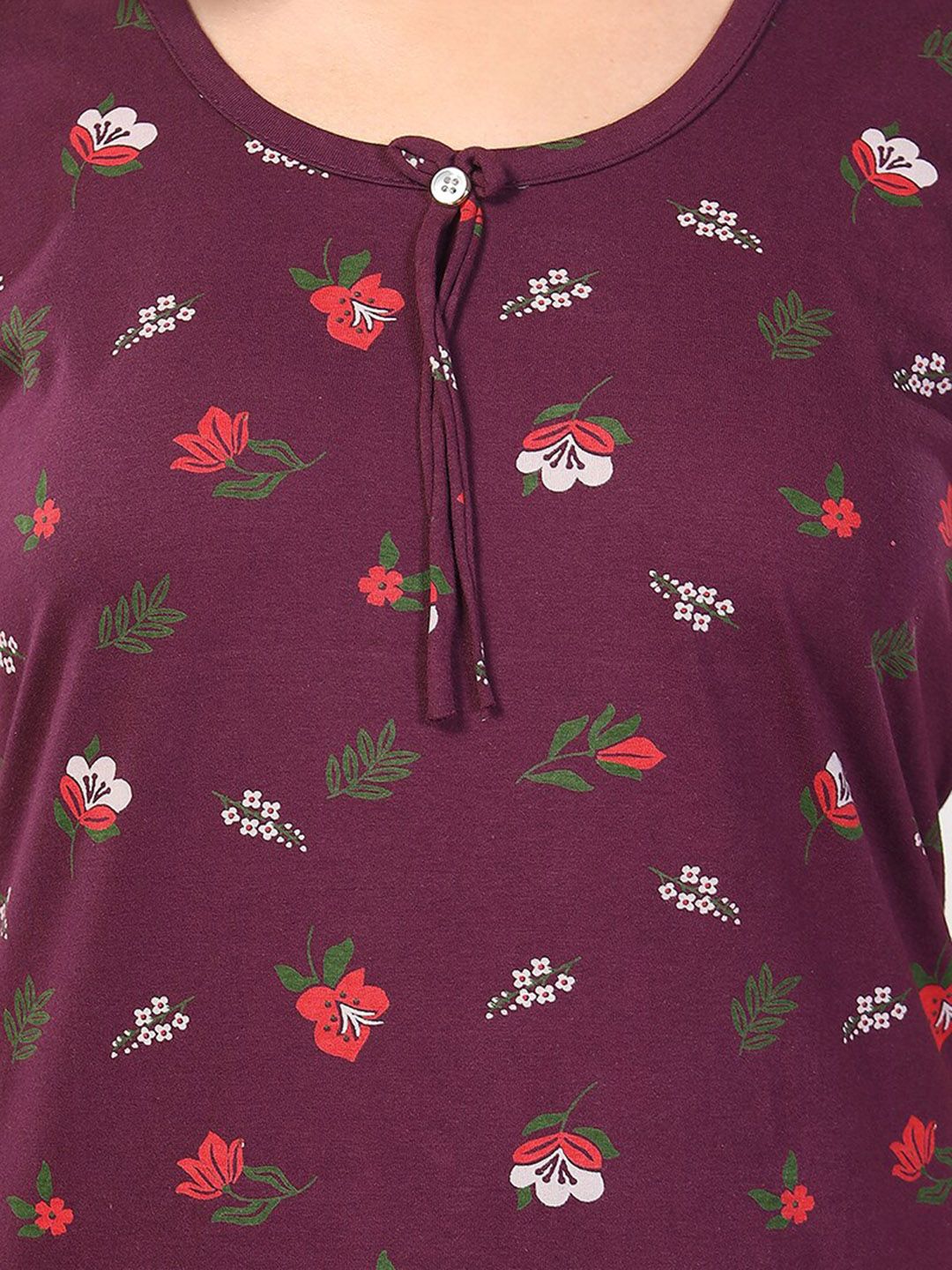 Printed Maxi Nightdress