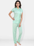 Be You Satin Shirt & Lounge Pant Night Suit