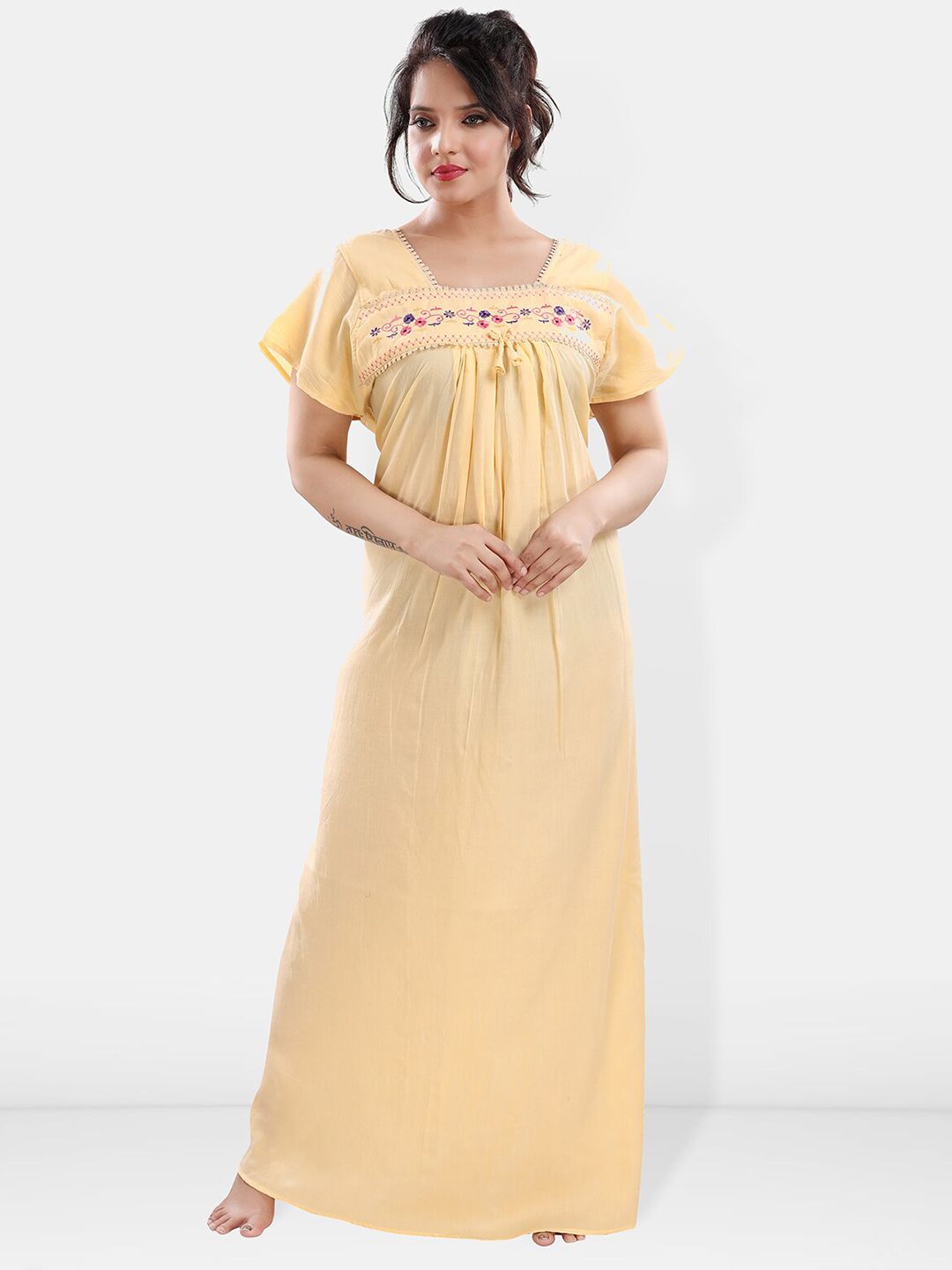 Be You Square Neck Maxi Sweat Nightdress