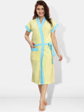 Be You Women Cotton Anti-bacterial Super Soft Bath Robe With Belt