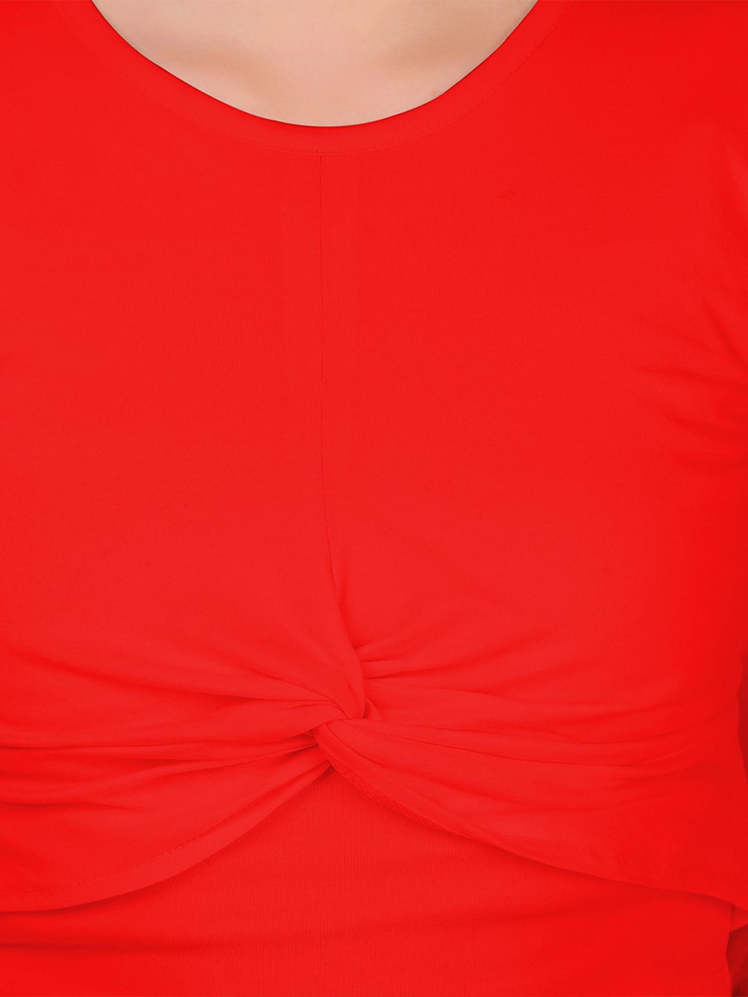 Twisted Cotton Crop Top