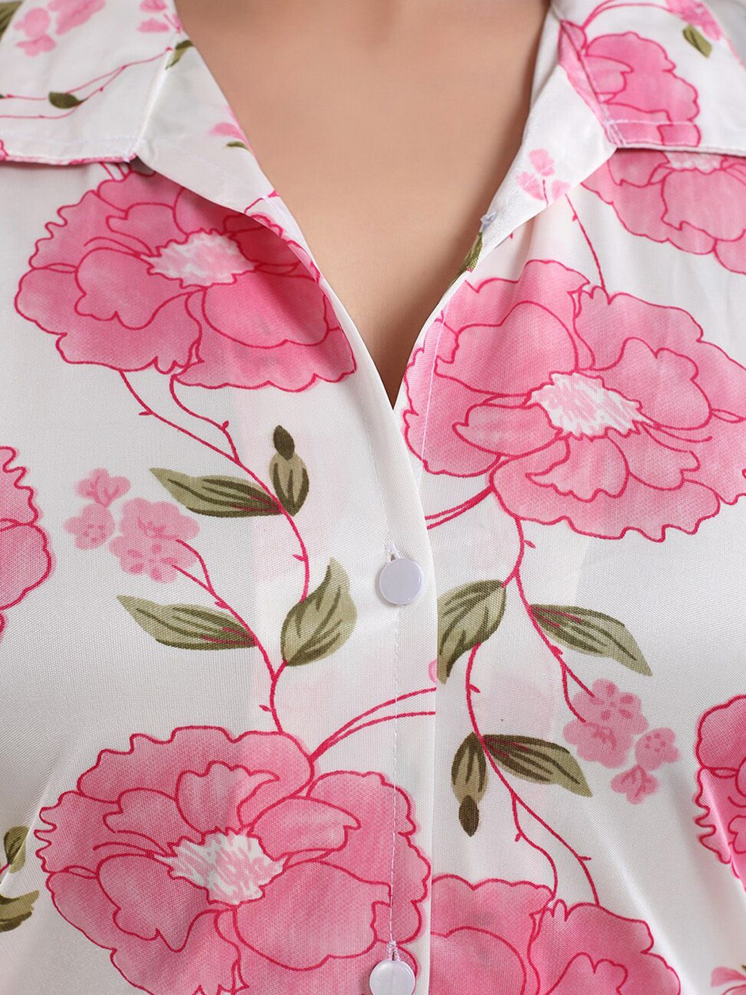 Women Floral Printed Night suit