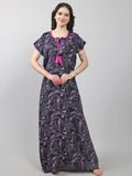 Be You Alpine Abstract Printed Maxi Nightdress