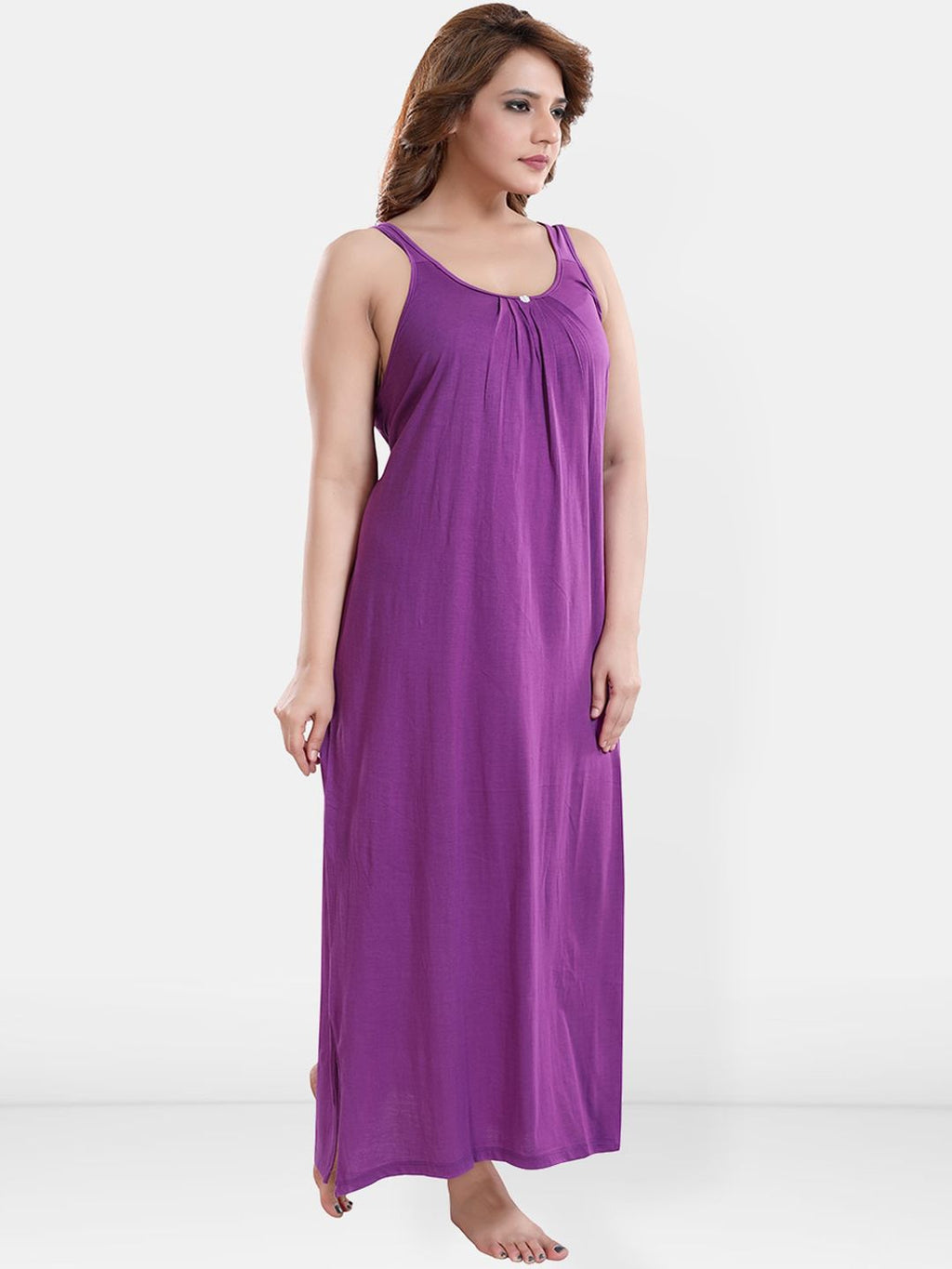 Cotton Full Nighty Slip