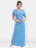 Be You Floral Embroidered Maxi Sweat Nightdress