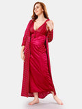 Be You Satin Maxi Nightdress With Robe