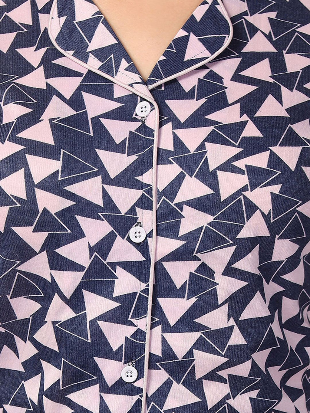 Geometric Printed Night suit