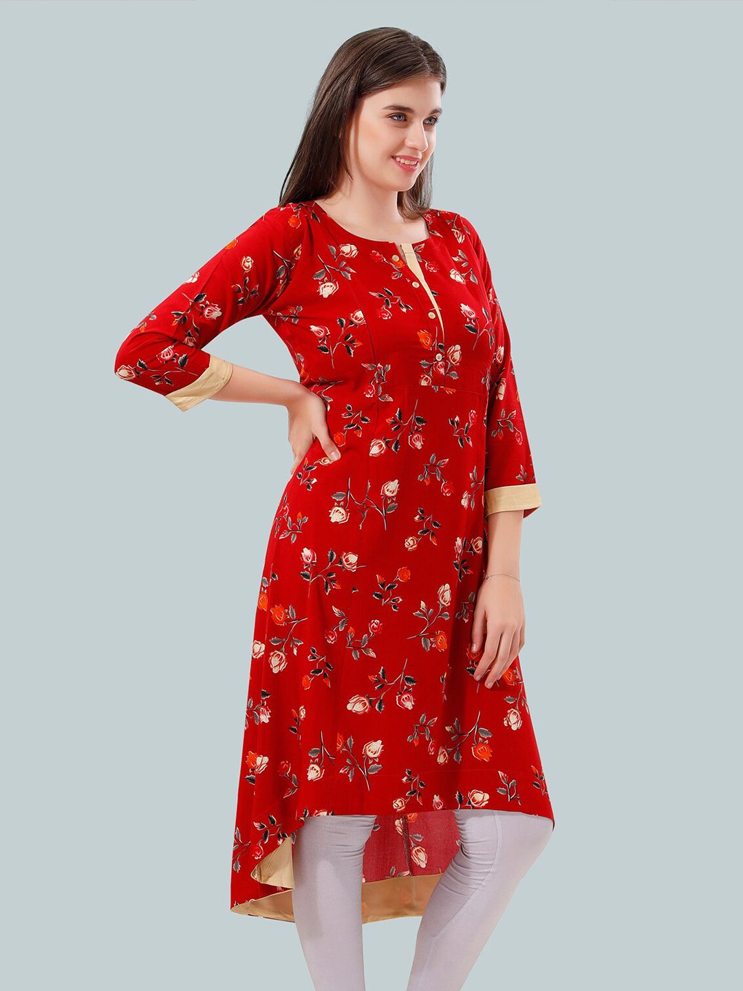 Floral Printed Maternity Kurta
