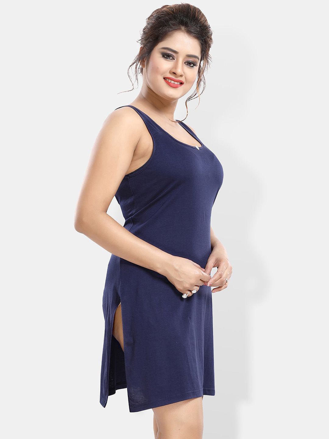 Cotton Full Nighty Slip