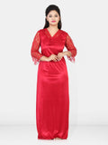 Be You Women Satin Maxi Nightdress