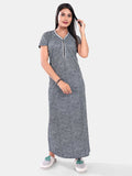 Be You Printed Satin Maxi Nightdress
