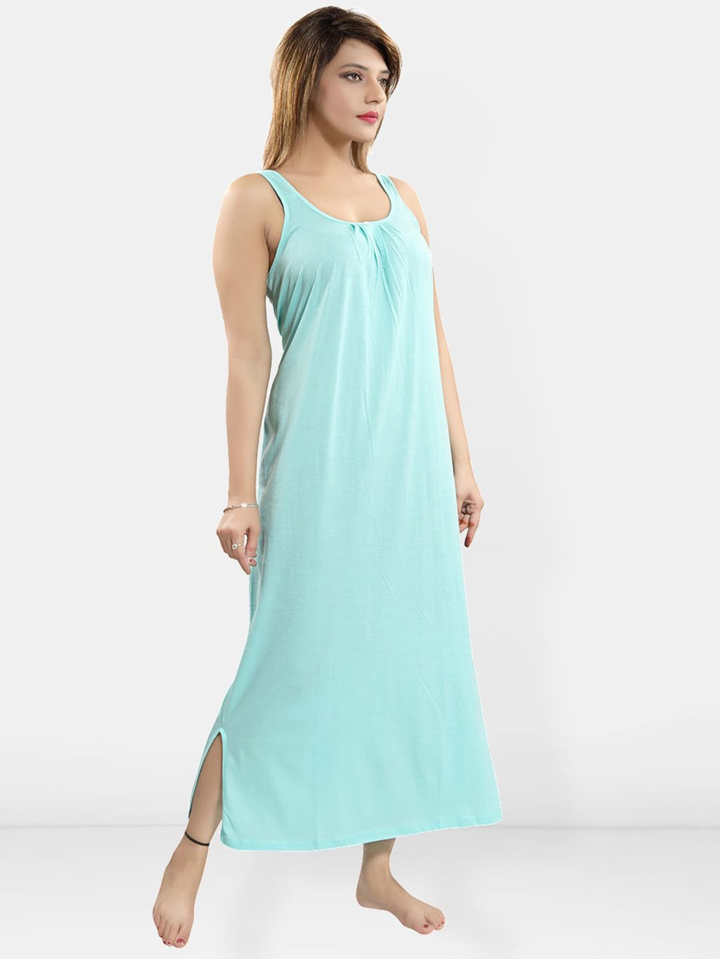 Cotton Full Nighty Slip