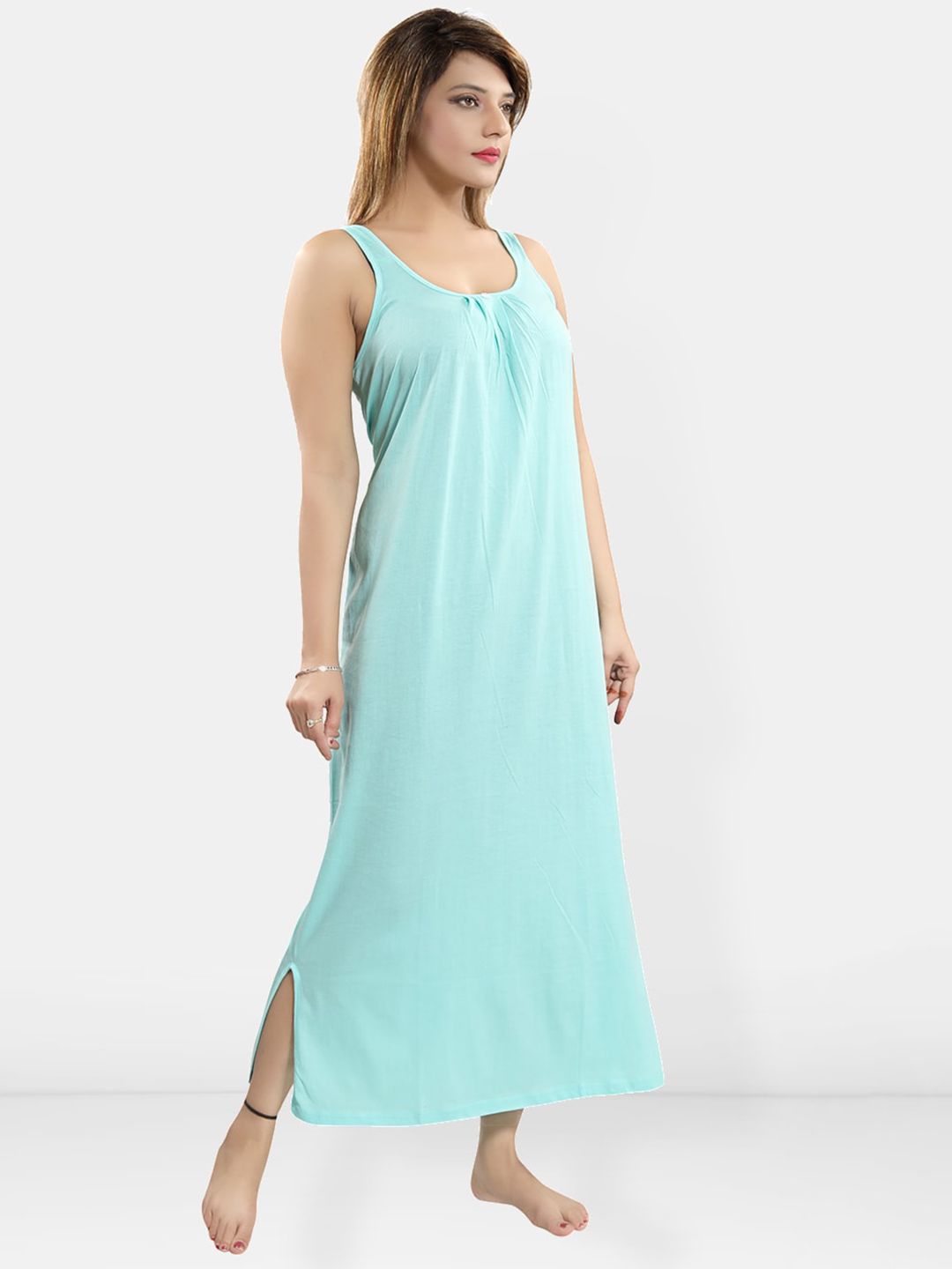 Cotton Full Nighty Slip