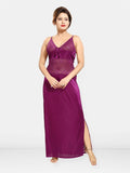 Be You Women Satin Maxi Nightdress