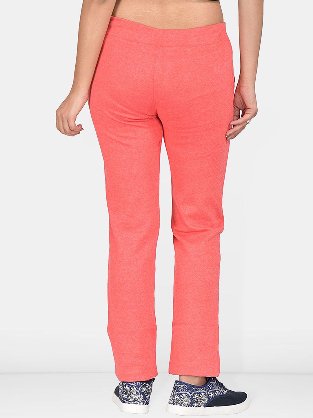 Women Mid-Rise Relaxed-Fit Track Pants