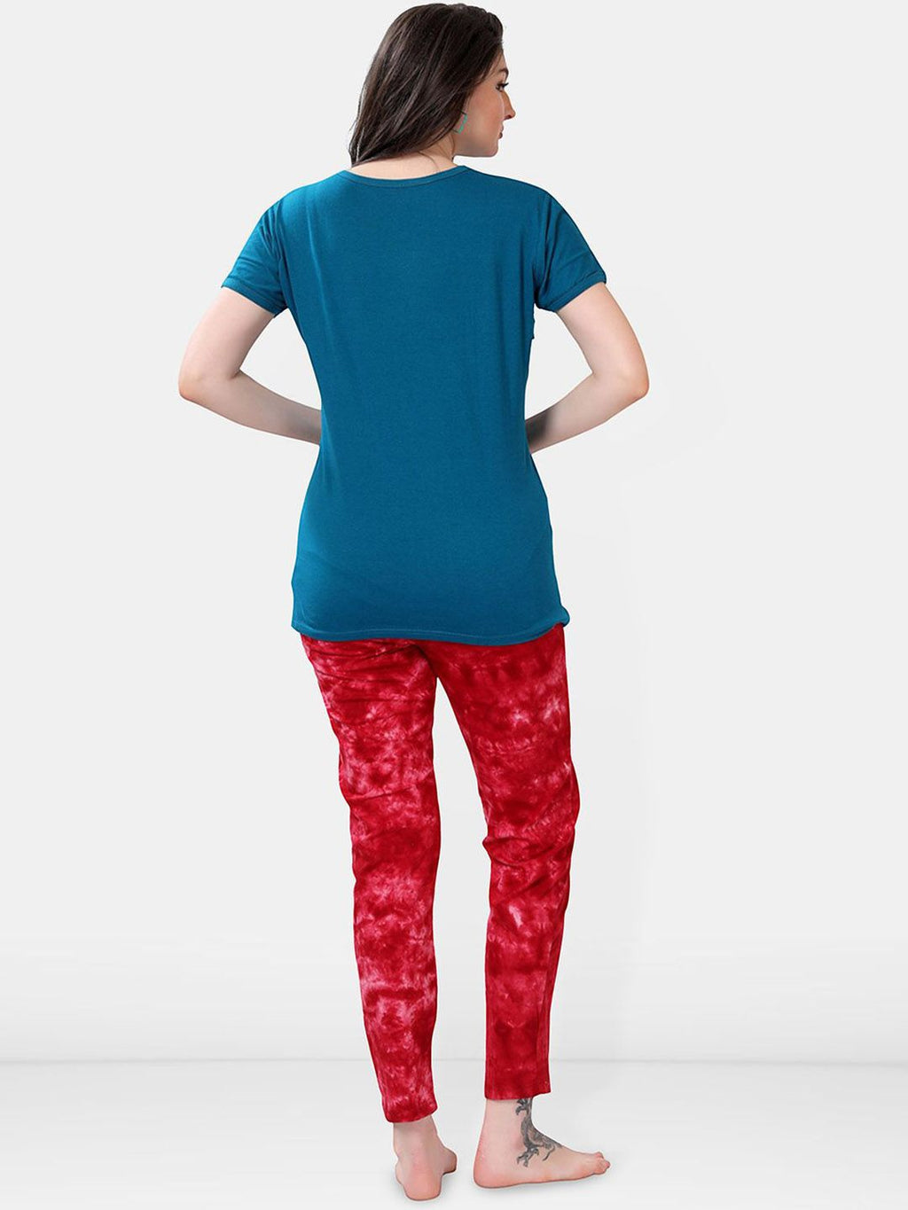 Women Tie and Dye Night suit